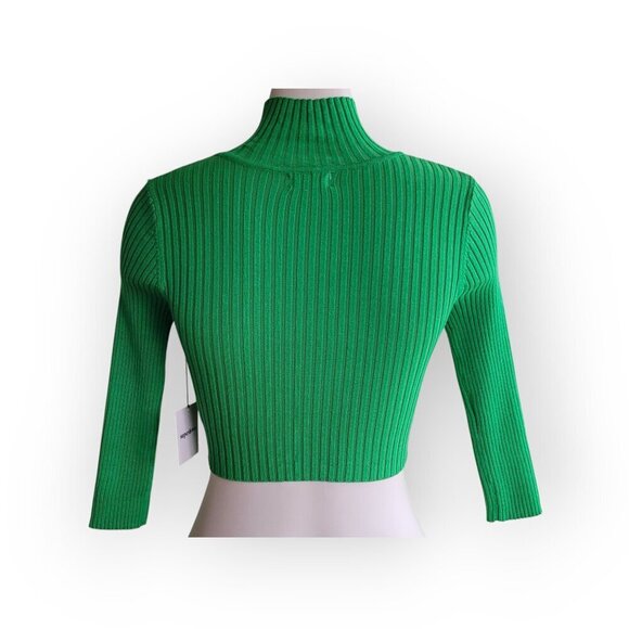 Revolve Superdown Milenka Ribbed Crop Sweater XS - Picture 8 of 15